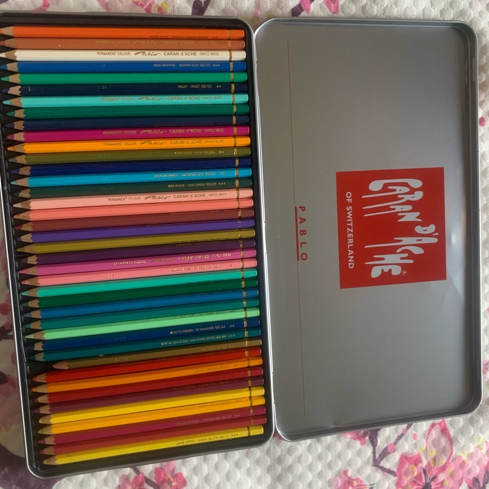Caran D’Ache Pablo Coloring Pencils.